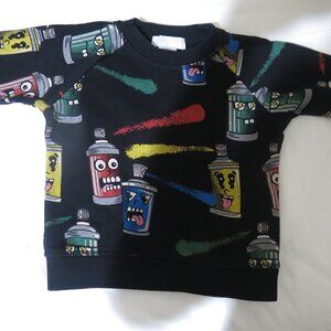 STELLA MCCARTNEY Kids Little Boy's Cartoon Spray Paint Can Sweatshirt 12 months